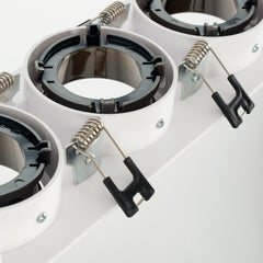 Aro downlight cuadrado basculante triple GU10 / MR16 - Bajo UGR - Corte 75 x 235mm