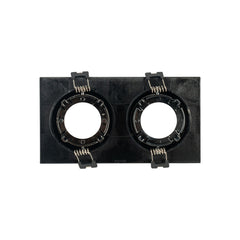 Aro downlight cuadrado basculante doble GU10 / MR16 - Bajo UGR - Corte 75 x 150mm