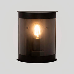 Aplique de pared exterior en aluminio "Dona" - IP44 - E27