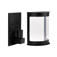 Aplique de pared exterior en aluminio "Dona" - IP44 - E27