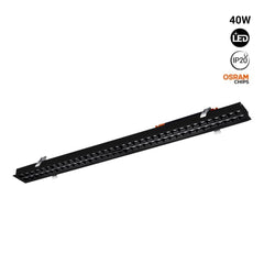 Foco LED Lineal Empotrable 40W UGR18 Chip Osram