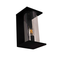 Aplique de pared exterior en aluminio "Arzo" - IP44 - E27