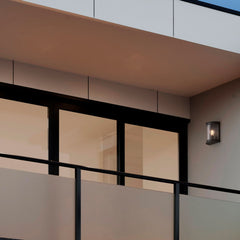 Aplique de pared exterior en aluminio "Dona" - IP44 - E27