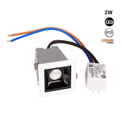 Foco lineal LED empotrable 2W - UGR18 - CRI90 - Chip OSRAM