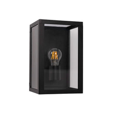 Aplique de pared exterior aluminio "Glass House" - IP44 - E27