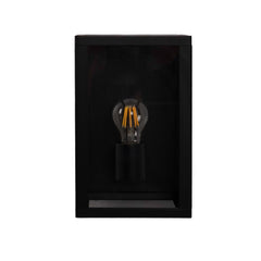Aplique de pared exterior aluminio "Glass House" - IP44 - E27
