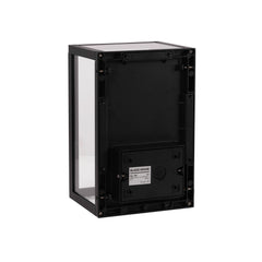 Aplique de pared exterior aluminio "Glass House" - IP44 - E27