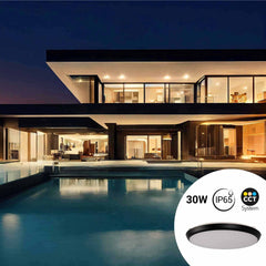 Plafón LED techo estanco CCT - 30W - Ø35cm - 3180lm - IP65