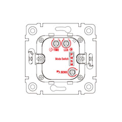 Sensor de movimiento por microondas para pared 180º - IP20