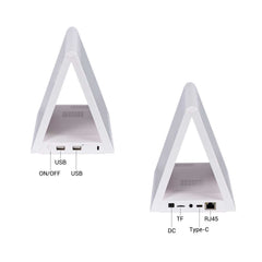 Display publicitario LCD de mesa 10.1'' con cámara - Pantalla doble - Táctil - Android 10