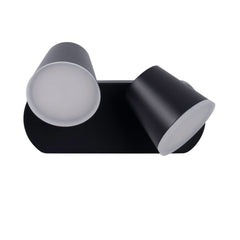 Aplique de pared exterior doble "Tura" - 20,5W - Orientable - 3000K - IP54