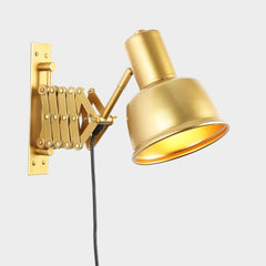 Aplique de pared interior vintage con fuelle "ROMA" - E27