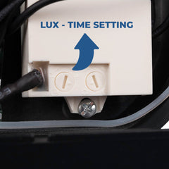 Aplique de pared exterior doble con sensor PIR "Tura" - 20,5W - Orientable - 3000K - IP54