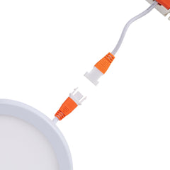 Downlight LED circular empotrable 8W - Diámetro de corte ajustable: Ø 50-90mm