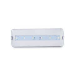 KIT Pictograma autoadhesivo "Salida izquierda" + Luz de emergencia 3W