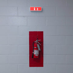 KIT Pictograma autoadhesivo "Extintor" + Luz de emergencia 3W