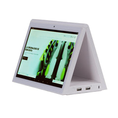 Display publicitario LCD de mesa 10.1'' con cámara - Pantalla doble - Táctil - Android 10