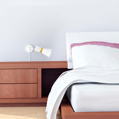 Aplique de pared con brazo articulado y enchufe "SILVA"