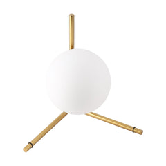 Lámpara de mesa bola cristal "RIPPER" - E27 - Ø 15cm