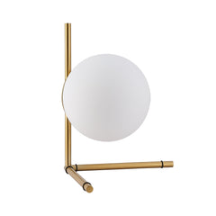 Lámpara de mesa bola cristal "RIPPER" - E27 - Ø 15cm