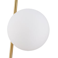 Lámpara de mesa bola cristal "RIPPER" - E27 - Ø 15cm