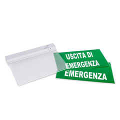 Luz de emergencia permanente con cartel "Salida de Emergencia"