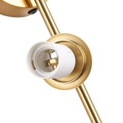 Aplique de pared doble bola cristal "Double"