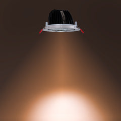 Downlight LED COB CCT 42W - CRI90 - Chip Bridgelux - Driver Lifud - IP20 - Corte Ø 215mm