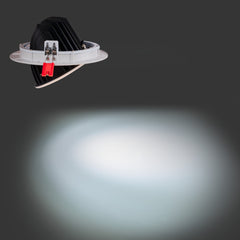 Downlight LED COB CCT 42W - CRI90 - Chip Bridgelux - Driver Lifud - IP20 - Corte Ø 215mm