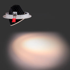 Downlight LED COB CCT 42W - CRI90 - Chip Bridgelux - Driver Lifud - IP20 - Corte Ø 215mm