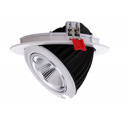 Downlight LED COB CCT 42W - CRI90 - Chip Bridgelux - Driver Lifud - IP20 - Corte Ø 215mm
