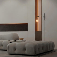 Aplique de pared orientable con cable y enchufe "Pitt"