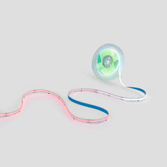 Tira LED COB RGB inteligente IC 24V DC - 12W/m - IP20 - 630ch/m - Ancho 10mm - 5 metros