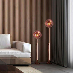 Lámpara de pie de diseño "Ana" - Altura regulable - Color cobre