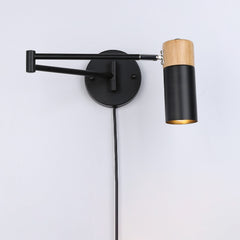 Aplique de pared extensible con cable y enchufe "Logan"
