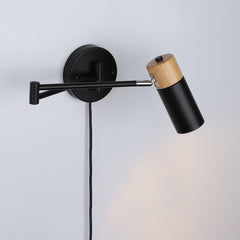 Aplique de pared extensible con cable y enchufe "Logan"