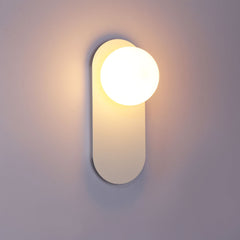 Aplique de pared bola cristal "Brian" - E27