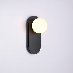 Aplique de pared bola cristal "Brian" - E27