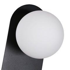 Aplique de pared bola cristal "Brian" - E27