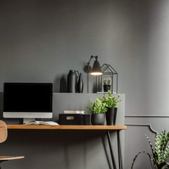 Aplique de pared vintage orientable con cable y enchufe "Tika"