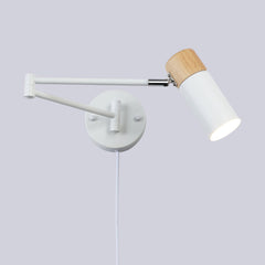 Aplique de pared extensible con cable y enchufe "Logan"