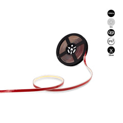 Tira LED COB 220V AC - 10W/m - 12mm - IP67 - 5 metros