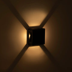 Aplique de pared exterior LED cuadrado "Square 4" - 6W - IP54