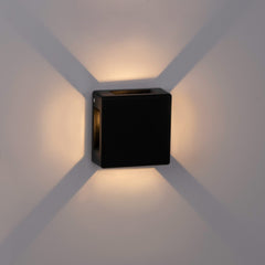 Aplique de pared exterior LED cuadrado "Square 4" - 6W - IP54