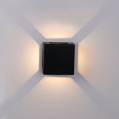 Aplique de pared exterior LED cuadrado "Square 4" - 6W - IP54