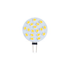 Bombilla LED G4 bi-pin circular plana 12V AC/DC - 2,5W