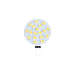 Bombilla LED G4 bi-pin circular plana 12V AC/DC - 2,5W