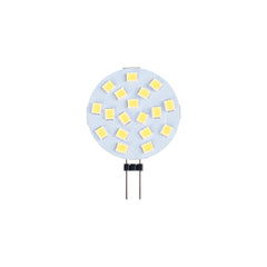 Bombilla LED G4 bi-pin circular plana 12V AC/DC - 2,5W