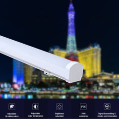 Luminaria lineal estanca RGB + CCT - 18W - RF/WiFi - 100cm - IP66 - Mi-Light