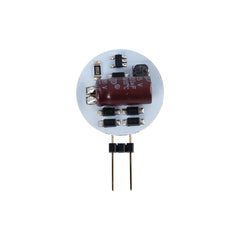 Bombilla LED G4 bi-pin circular plana 12V AC/DC - 2W